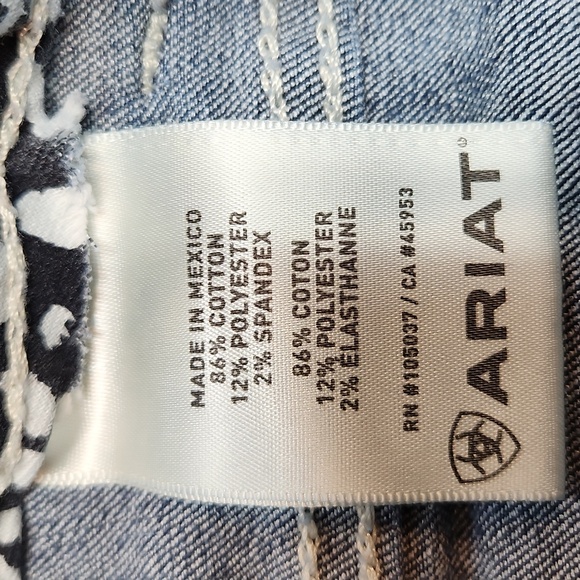 Ariat REAL Denim Women's Straight Leg Jeans Size 29S - Picture 14 of 15